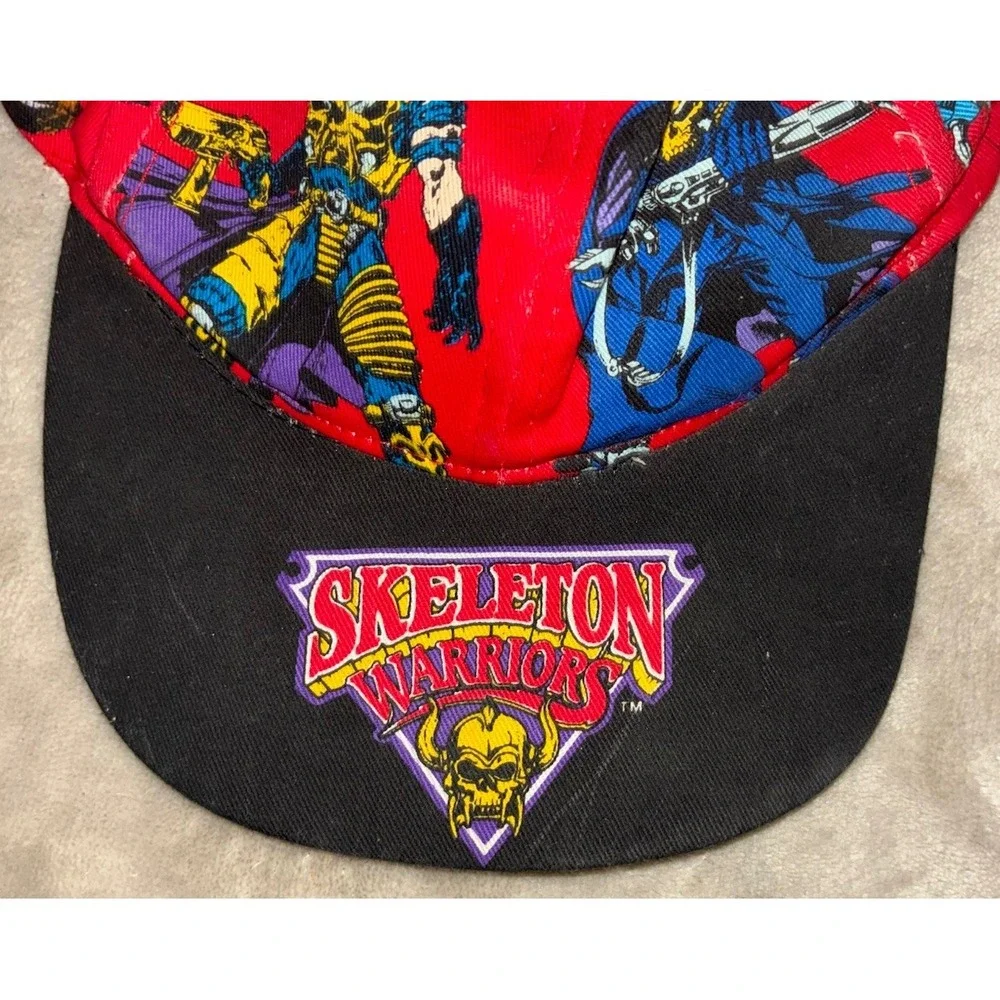 1994 Skeleton Warriors AOP Hat Logo 7 Kids Snapback Prince Lightstar NEW *flaw